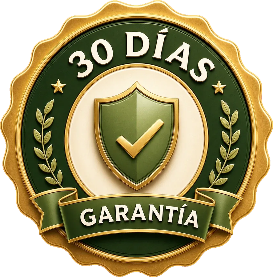 Garantía incondicional de 30 días